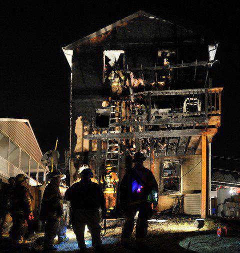 East H St Hose Fire, Jan 2011